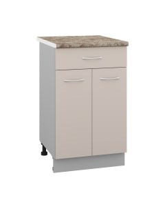 Шкаф-стол кухонный Кортекс-мебель Корнелия Лира НШ50р1ш