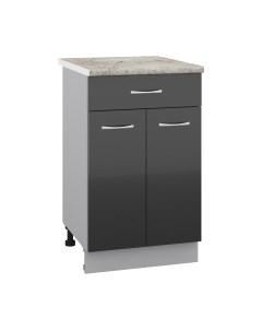 Шкаф-стол кухонный Кортекс-мебель Корнелия Лира НШ50р1ш