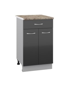 Шкаф-стол кухонный Кортекс-мебель Корнелия Лира НШ50р1ш