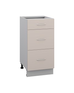 Шкаф-стол кухонный Кортекс-мебель Корнелия Лира НШ40р3ш без столешницы