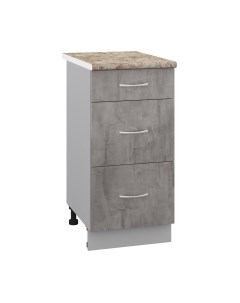 Шкаф-стол кухонный Кортекс-мебель Корнелия Лира НШ40р3ш