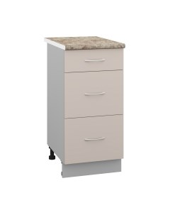 Шкаф-стол кухонный Кортекс-мебель Корнелия Лира НШ40р3ш