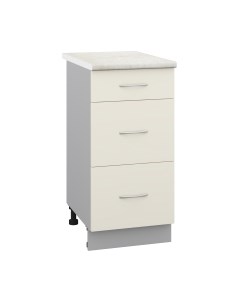 Шкаф-стол кухонный Кортекс-мебель Корнелия Лира НШ40р3ш