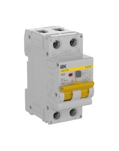 Дифференциальный автомат IEK Karat АВДТ32EM 1P+N C63 100мА тип AC / KA-VD14-1-063-C-100-AC Iek