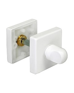 Фиксатор дверной защелки Morelli LUX-WC-SQ BIA