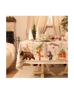 Комплект столового белья Этель Новогоднее чудо. Скатерть + салфетки / 10554195