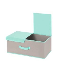 Коробка для хранения Серый с крышкой тиффани / 490350 El casa