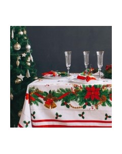 Комплект столового белья Этель Рождественский бал. Скатерть + салфетки / 1652730