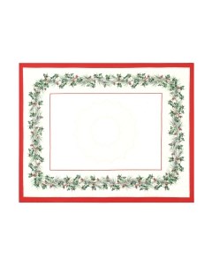 Комплект столового белья Christmas Wreath. Скатерть + салфетки / 10554227 Этель