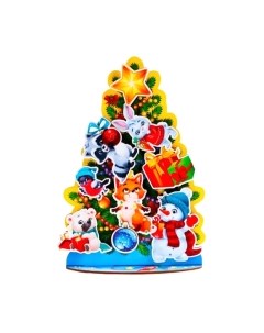 Развивающая игра Лесная мастерская Головоломка. Новый год! Нарядная гостья / 4276239