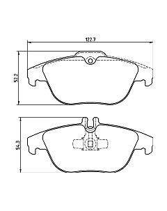 Тормозные колодки Textar 2425401