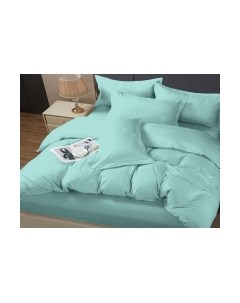 Комплект постельного белья №1x1 12-5410 Светлая бирюза 1.5сп Pandora