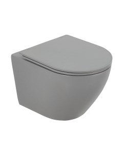 Унитаз подвесной Colorato BB062CHR-GR/BB062SC-GR Belbagno