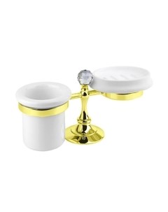 Держатель мыльницы и стакана Cezares OLIMP-STT-03/24-Sw