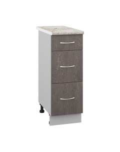 Шкаф-стол кухонный Кортекс-мебель Корнелия Лира НШ30р3ш