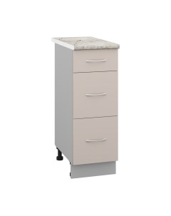 Шкаф-стол кухонный Кортекс-мебель Корнелия Лира НШ30р3ш