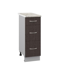 Шкаф-стол кухонный Кортекс-мебель Корнелия Лира НШ30р3ш