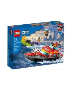 Конструктор Lego City Пожарная спасательная лодка / 60373