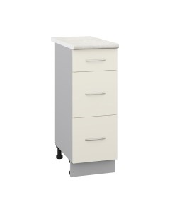 Шкаф-стол кухонный Кортекс-мебель Корнелия Лира НШ30р3ш