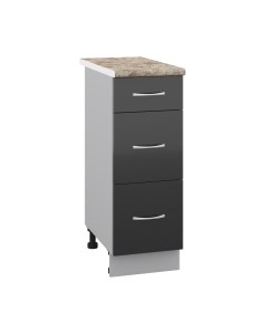 Шкаф-стол кухонный Кортекс-мебель Корнелия Лира НШ30р3ш