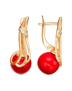 Серьги 34614611Р Красная пресня