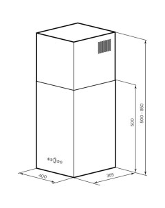 Кухонная вытяжка Mono 400 (нержавеющая сталь) Lex