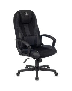 Кресло игровое 9 (1583706) черный/серый Zombie