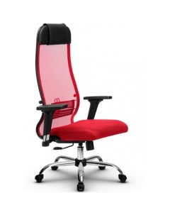 Кресло офисное МЕТТА B 1b 11/2D (18/2D CH) красный Metta
