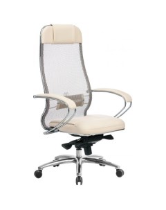 Кресло офисное МЕТТА Samurai SL-1.04 молочный Metta