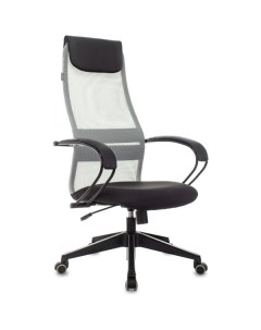 Кресло CH-607 (светло-серый /черный) Бюрократ