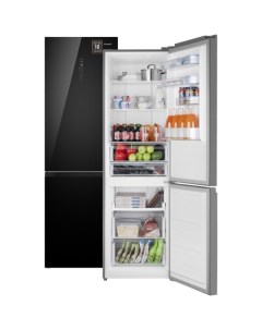 Холодильник WRK 2000 Total NoFrost Inverter Black Glass Weissgauff