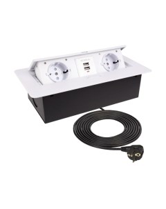 Блок розеточный AKS Nova USB выдвижной Aks