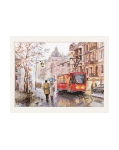 Набор для вышивания Октябрь в городе / 3-29 Алиса