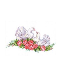 Набор для вышивания Голубки / 1-13 Алиса