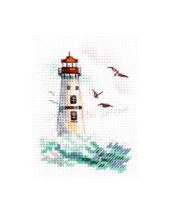 Набор для вышивания Море волнуется. Белый маяк / 0-223 Алиса