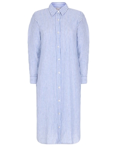 Платье-рубашка льняное в полоску Linen and linens