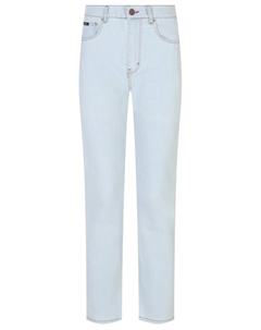 Джинсы хлопковые Moms Slim Stretch Sky Blue Blcv