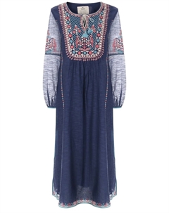 Платье хлопковое с вышивкой Anita dongre