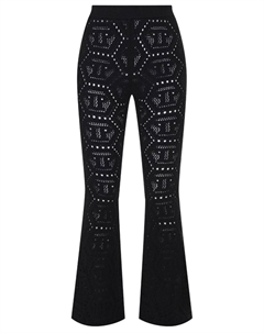Брюки-клеш шерстяные Philipp plein