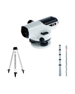 Оптический нивелир ADA Instruments PROF-X32 с поверкой + рейка STAFF 5 + штатив на винтах Light Ada instruments
