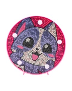 Набор алмазной вышивки Школа талантов Ночник. Котик / 10251464