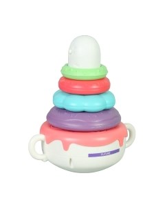 Развивающий игровой набор Rant Пирамидка-неваляшка Donuts / О-004