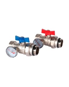 Комплект кранов для инженерного подключения Rommer RMS-1001-030001