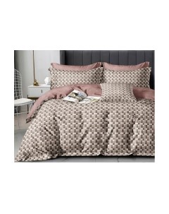 Комплект постельного белья Alleri Поплин Luxe 2сп с европростыней / П-323