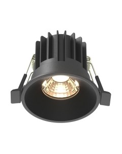 Точечный светильник Maytoni Round DL058-7W3K-B