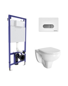 Унитаз подвесной с инсталляцией Gamma / 042419 Berges