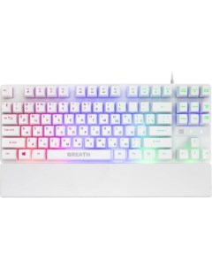Клавиатура игровая проводная Defender Breath GK-184 RU белый 87 кнопок 45184