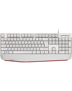 Клавиатура проводная Defender Atom HB-546 RU белый 104+FN 1.8м 45547