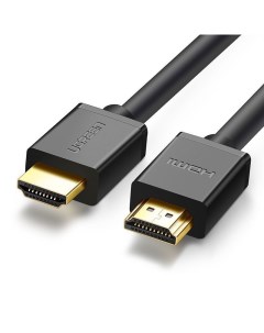 Кабель UGREEN HD104-10110 HDMI 1.2 to HDMI 1.2 силиконовый круглый 10m Black Ugreen