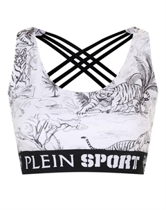 Топ с принтом Plein sport
